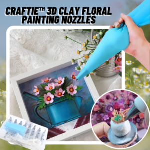 [PROMO 30%] Craftie™ 3D Clay Floral Painting Nozzles