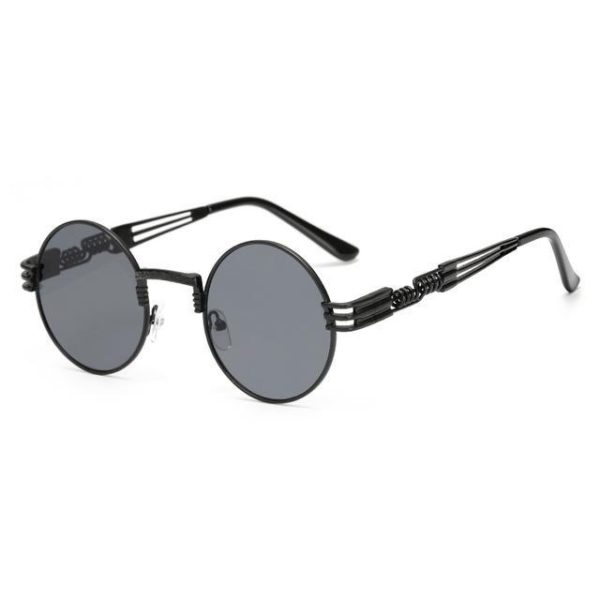 2 Chainz Vintage Sunglasses - Steampunk Round Shades