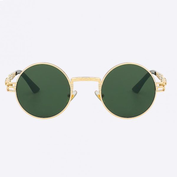 2 Chainz Vintage Sunglasses - Steampunk Round Shades