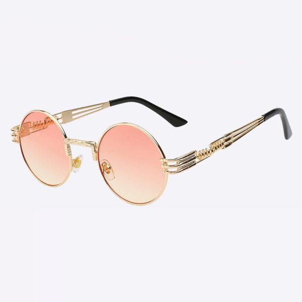 2 Chainz Vintage Sunglasses - Steampunk Round Shades