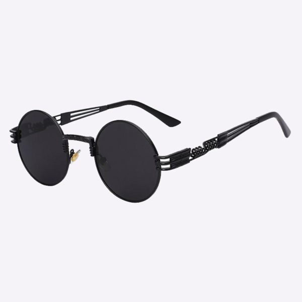 2 Chainz Vintage Sunglasses - Steampunk Round Shades