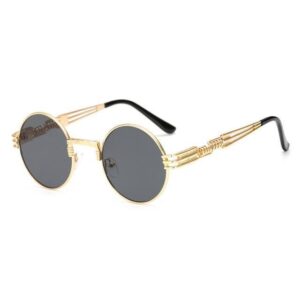 2 Chainz Vintage Sunglasses - Steampunk Round Shades