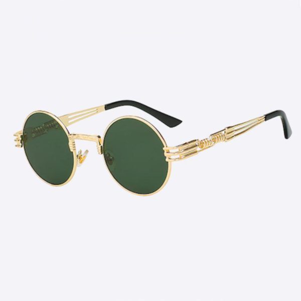 2 Chainz Vintage Sunglasses - Steampunk Round Shades