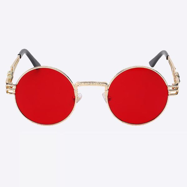 2 Chainz Vintage Sunglasses - Steampunk Round Shades