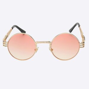 2 Chainz Vintage Sunglasses - Steampunk Round Shades