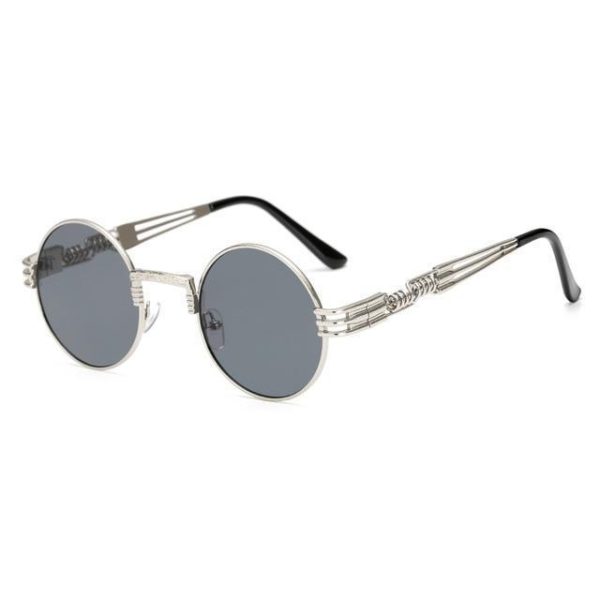 2 Chainz Vintage Sunglasses - Steampunk Round Shades