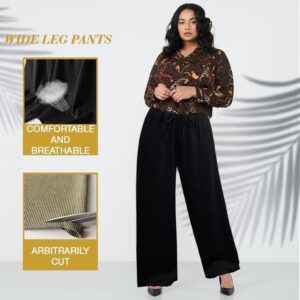 Sueea®【Mother's Day Promotion-50% OFF】Ice Silk Wide Leg Pants Women