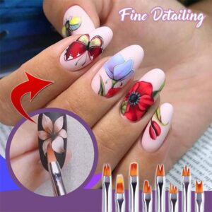 [PROMO 30% OFF] EZ Petal Flower Nail Art Brush Pen