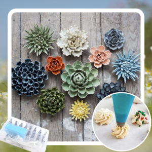 [PROMO 30%] Craftie™ 3D Clay Floral Painting Nozzles