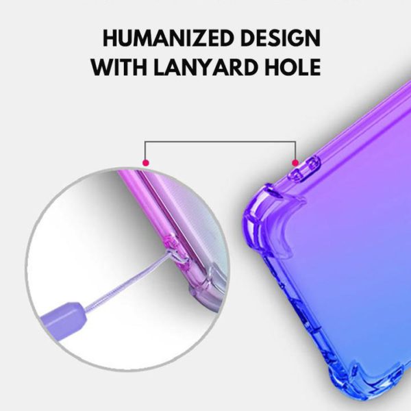 New Gradient Color Two-In-One Anti-Fall Mobile Phone Case