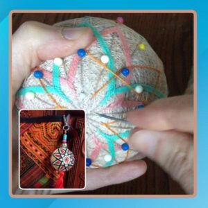 [PROMO 30% OFF] Craft+ DIY Temari Keychain Ball Kit