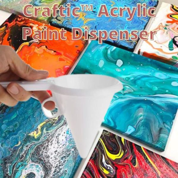 [PROMO 30% OFF] Craftric Acrylic Paint Dispenser