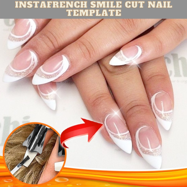 [PROMO 30% OFF] InstaFrench Smile Cut Nail Template