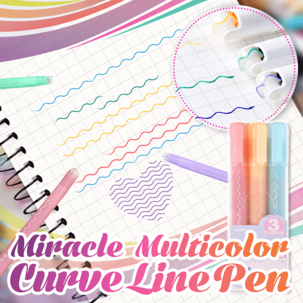 Miracle Multicolor Curve Line Pen