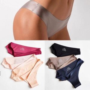 M-3XL Ultra-thin Ice Silk Seamless Panties