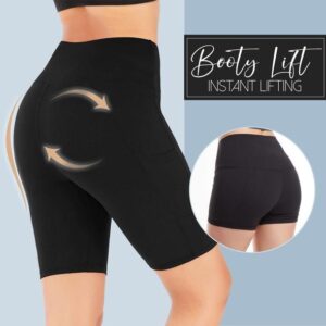 Ice Silk Waist Shaping Workout Shorts