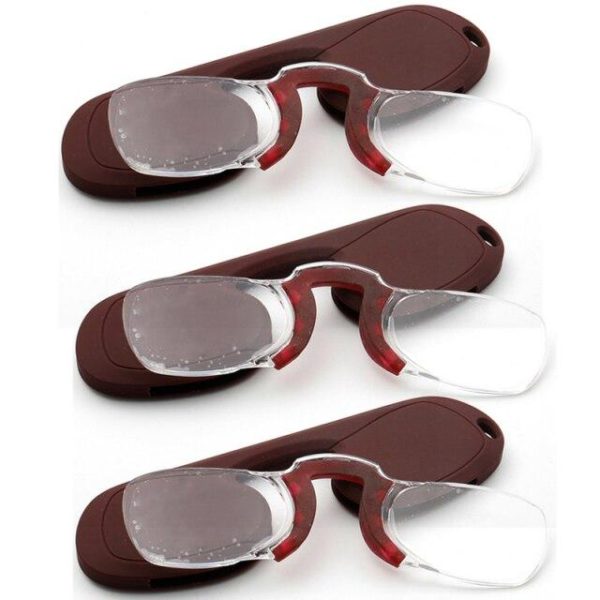 Portable Mini Nose Clip Reading Glasses