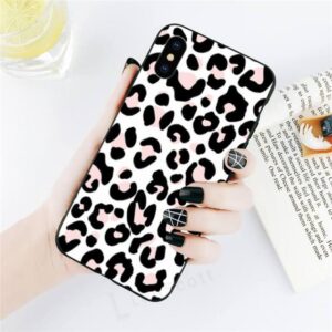 BRIGHT DIAMOND LEOPARD PRINT PHONE CASE