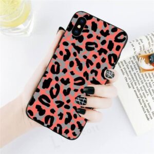 BRIGHT DIAMOND LEOPARD PRINT PHONE CASE