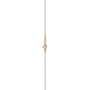 SMILE PENDANT IN ROSE GOLD WITH DIAMONDS