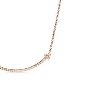 SMILE PENDANT IN ROSE GOLD WITH DIAMONDS