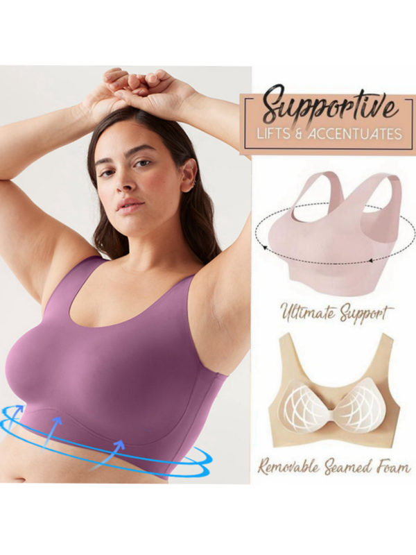 （🔥summer hot sale)Real Plus Size Support and Comfort Bra