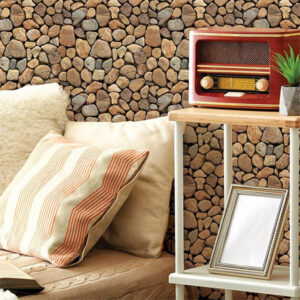 Stones3DWallpaper, three-dimensional sticker wallpaper, in imitation stone