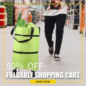 (Father's Day Promotions-50% OFF)2 In 1 Foldable Shopping Cart(BUY 2 GET FREE SHIPPING)