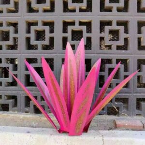 Pure metal+Hot Sales 50% Off-Red Tequila Agave-Perfect for garden decoration