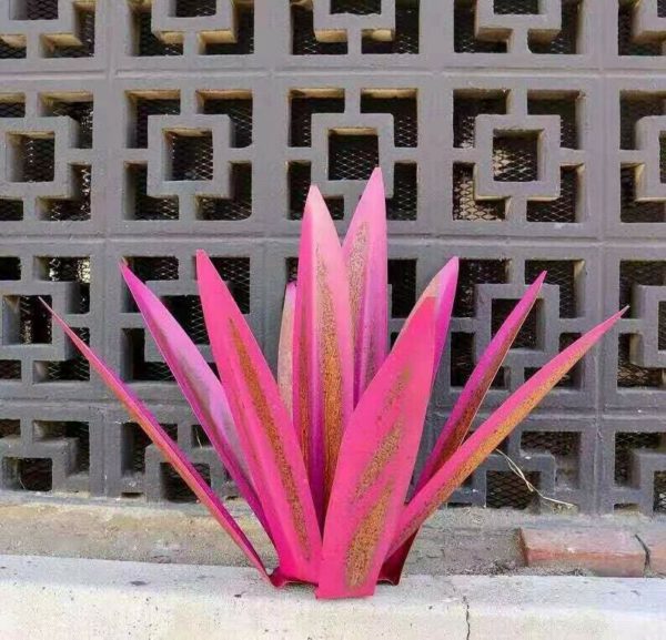 Pure metal+Hot Sales 50% Off-Red Tequila Agave-Perfect for garden decoration