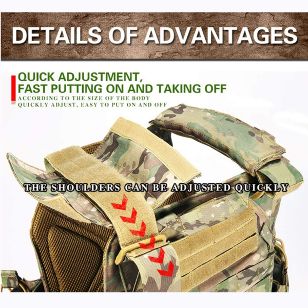 🔥Last Day Promotion--1000D NYLON TACTICAL PLATE CARRIER VEST