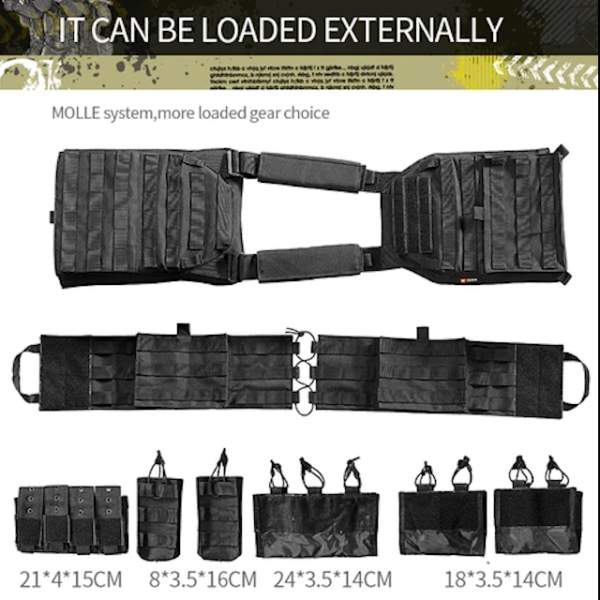 🔥Last Day Promotion--1000D NYLON TACTICAL PLATE CARRIER VEST