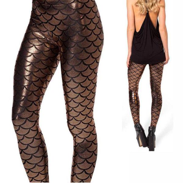 LEG SHAPING REFLECTIVE MERMAID LEGGINGS