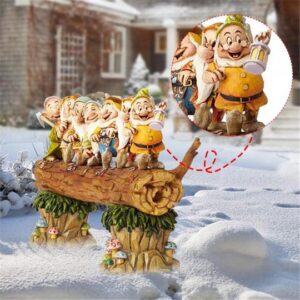 【1:3 ratio handmade】Seven dwarf trees gnome decorate the garden