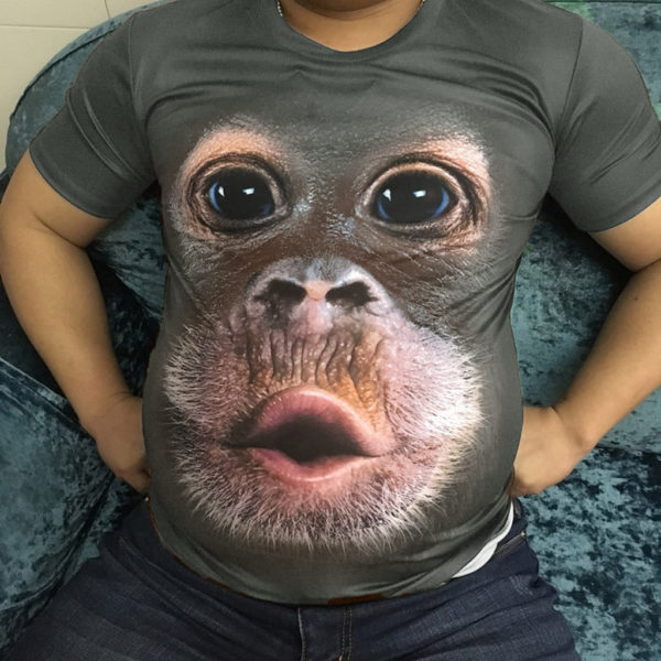 Father's Day Gift✨3D Printed Men's Animal Funny Orangutan T-Shirt