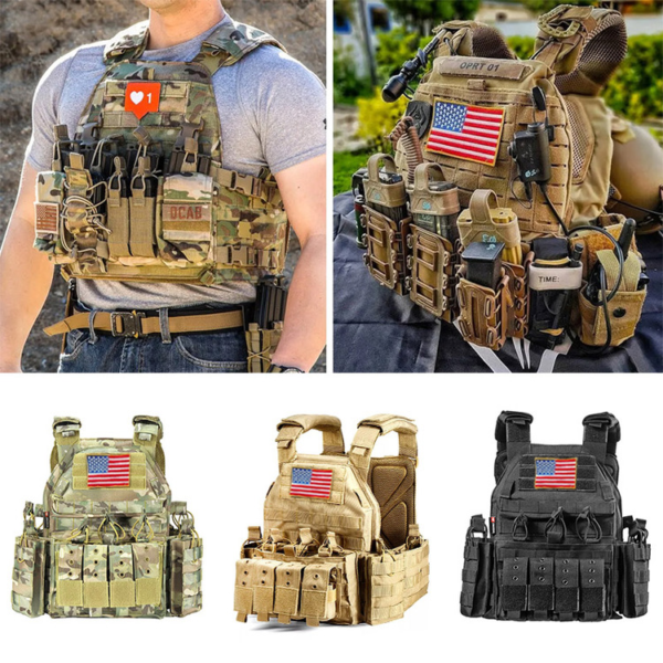 🔥Last Day Promotion--1000D NYLON TACTICAL PLATE CARRIER VEST