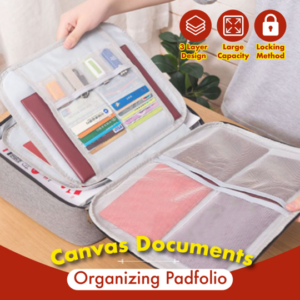 Canvas Documents Organizing Padfolio