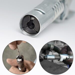 Hose Kit High-Pressure 10000PSI Grease Gun Coupler Coupling End Fitting 1/8” NPT Adapter Connector Lock-On Tool Accessories