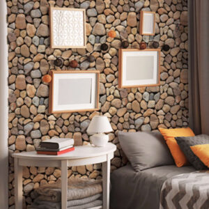 Stones3DWallpaper, three-dimensional sticker wallpaper, in imitation stone