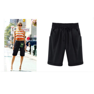 21ss Elastic Waist Casual Comfy Summer Shorts