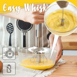 (🔥Clearance Sale - 50% OFF)Stainless Steel Semi- Automatic Whisk,Buy 2 Get 1 Free &Free Shipping