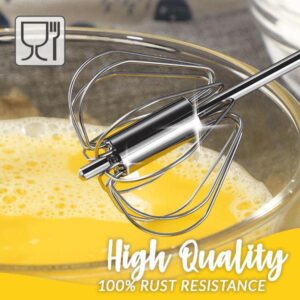 (🔥Clearance Sale - 50% OFF)Stainless Steel Semi- Automatic Whisk,Buy 2 Get 1 Free &Free Shipping