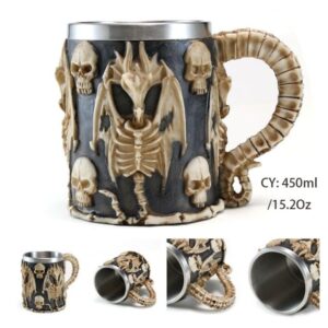 Necromancer Skull Mug