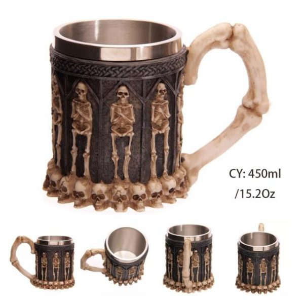 Necromancer Skull Mug