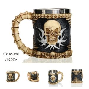 Necromancer Skull Mug