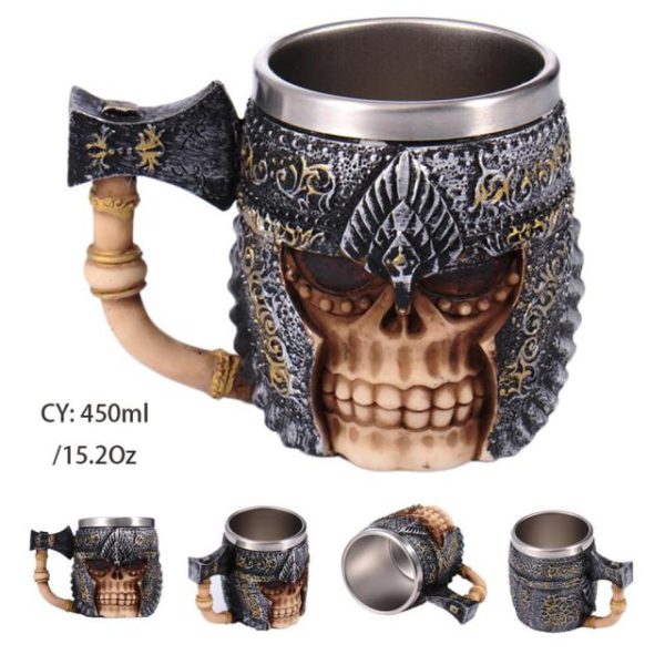 Necromancer Skull Mug