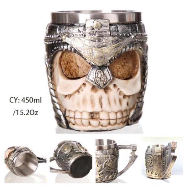 Necromancer Skull Mug