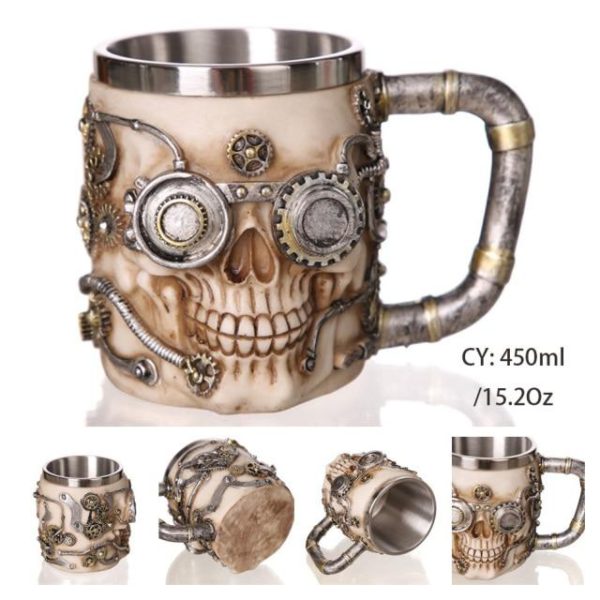 Necromancer Skull Mug