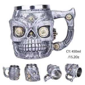 Necromancer Skull Mug