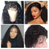 Natural Looking Bob Curly Lace Wig